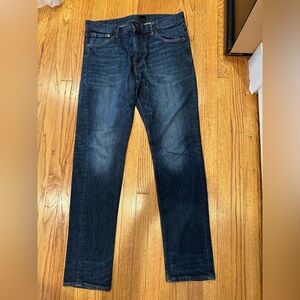 &denim Women's Dark Blue Straight Jeans